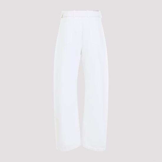 26SS 르메르 트위스트 벨티드 팬츠 PA326 LD1070 WH086 MILK - LEMAIRE