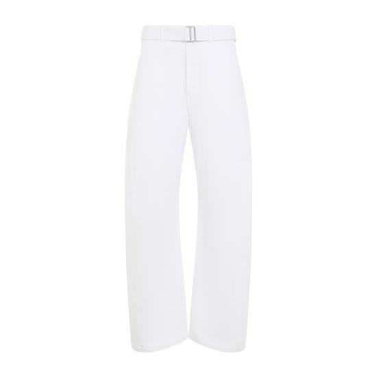 26SS 르메르 트위스트 벨티드 팬츠 PA326 LD1070 WH086 MILK - LEMAIRE