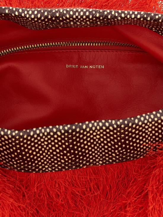 26SS 드리스 반 노튼 클러치/파우치 2610115673038352 Red - DRIES VAN NOTEN