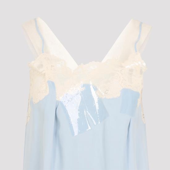 26SS 마르지엘라 숏 원피스 S29DA0010 M35863 488 LIGHT BLUE - MAISON MARGIELA