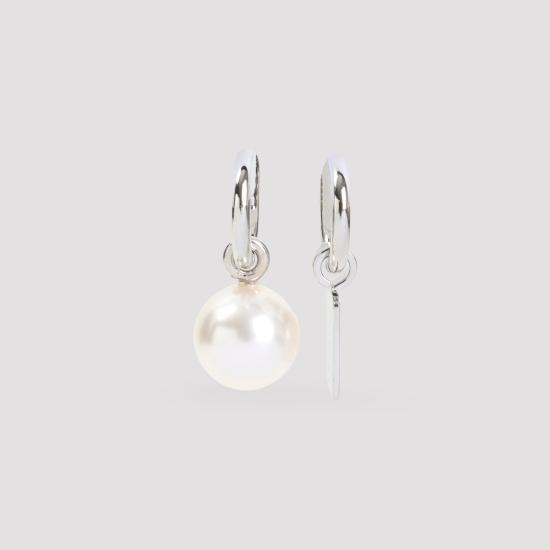 26SS 발렌시아가 이어링 869745 TZ03S 7645 SHINY SILVER WHITE