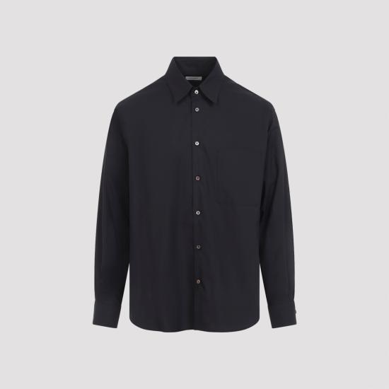 26SS 르메르 긴팔 셔츠 SH1236 LF1500 BK998 SQUID INK - LEMAIRE