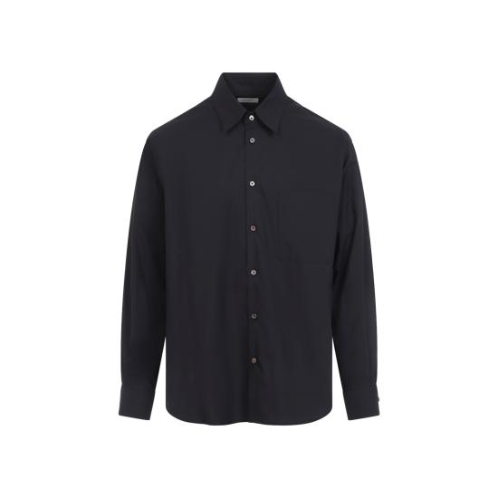 26SS 르메르 긴팔 셔츠 SH1236 LF1500 BK998 SQUID INK - LEMAIRE