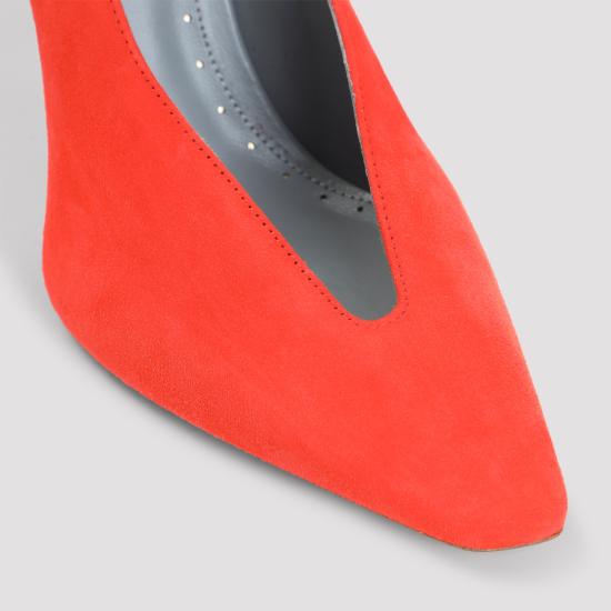 26SS 발렌시아가 힐/펌프스 869545 WCB31 6478 TANGERINE GOLD - BALENCIAGA