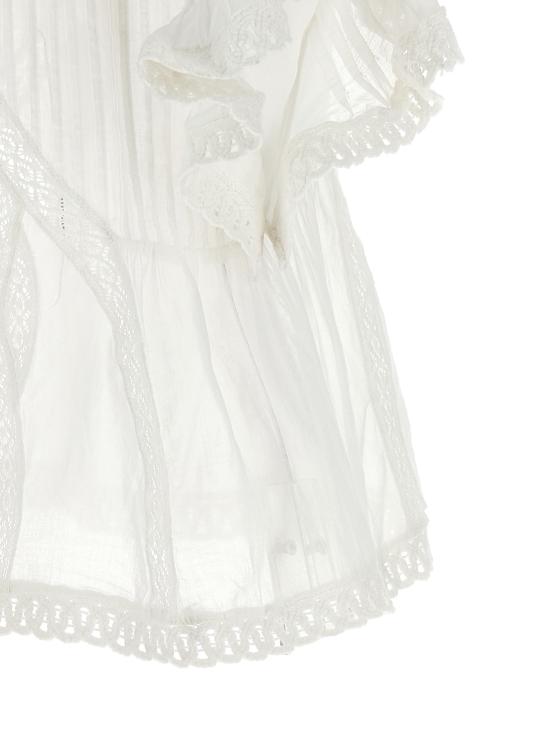 26SS 팜 리오 블라우스 348794L0025 White - FARM RIO