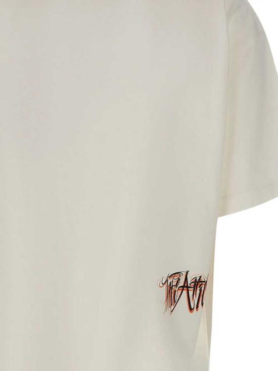 26SS 디 아티코 반팔 티셔츠 260WCT00353JJJ025GR 445 WHITE MULTICOLOR - THE ATTICO