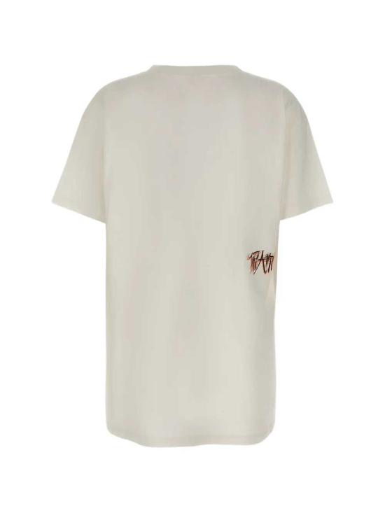 26SS 디 아티코 반팔 티셔츠 260WCT00353JJJ025GR 445 WHITE MULTICOLOR - THE ATTICO