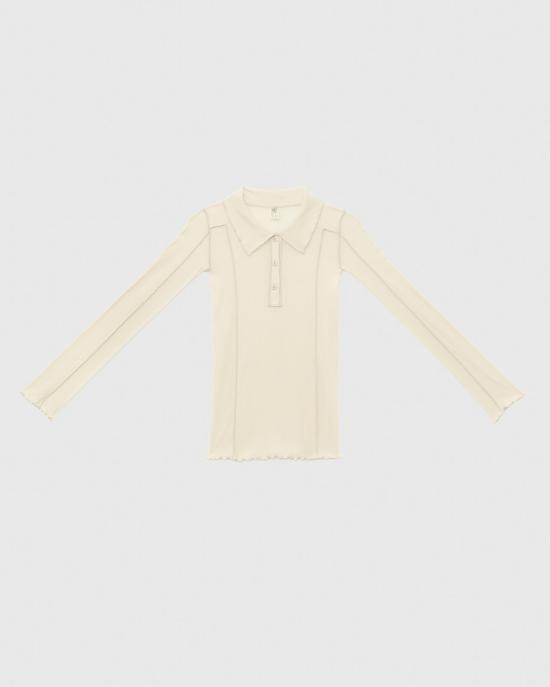 26SS 베이스레인지 긴팔 티셔츠 TTOMPLCRSU26 OFF WHITE DOM