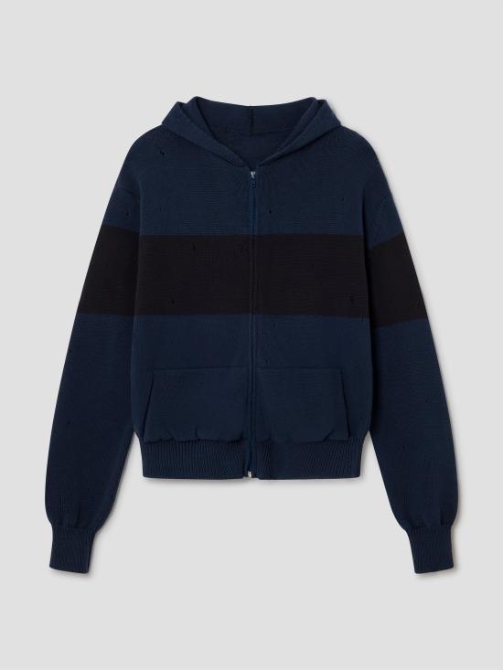 26SS 기마구아스 후드 티셔츠 CAPITAN JACKET BLUE BLACK BLUEBLACK DOM