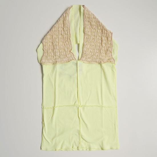 26SS 베이스레인지 민소매 티셔츠 TTHUCRSU26 IGUACU LIME BEIGE DOM