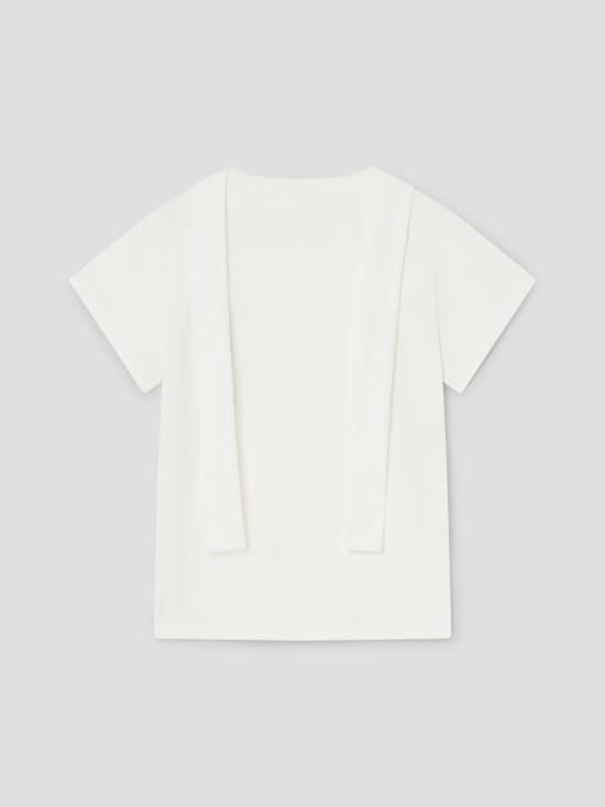 26SS 기마구아스 반팔 티셔츠 PHOEBE STUDS TSHIRT WHITE DOM - GIMAGUAS