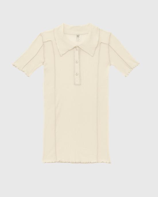 26SS 베이스레인지 오마토 폴로 티셔츠 TTOMPCRSU26 OFF WHITE DOM