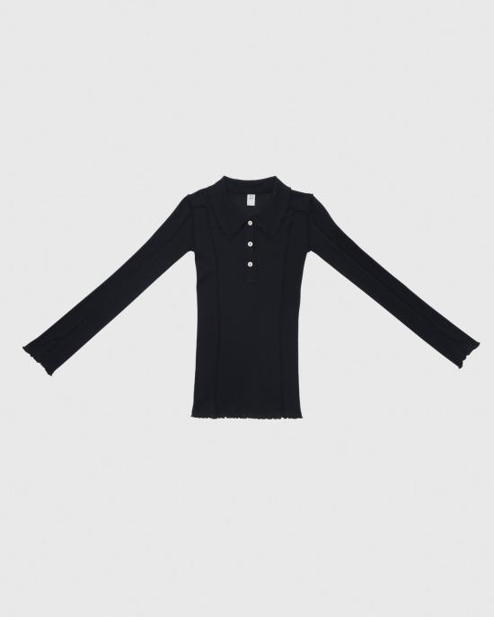 26SS 베이스레인지 긴팔 티셔츠 TTOMPLCRSU26 BLACK DOM