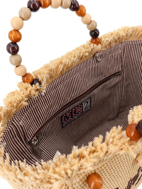 26SS 세인트바쓰 토트백 COL0017 09066L WOOD BEADS 1819 EMB - MC2 SAINT BARTH