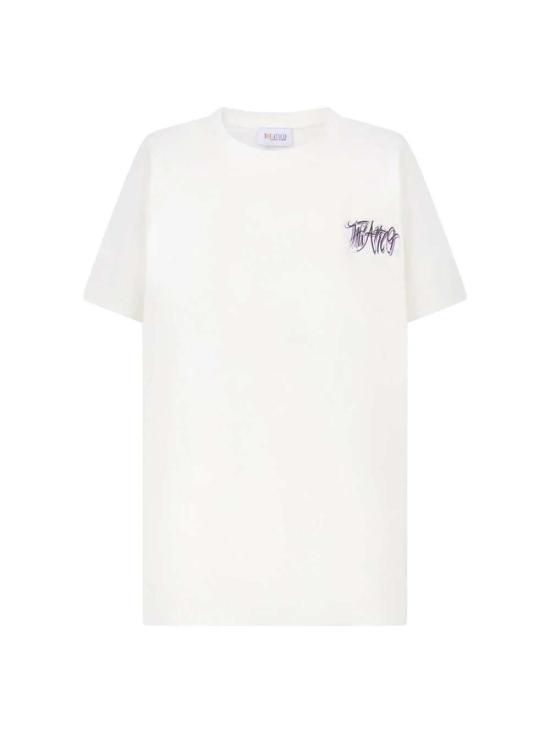 26SS 디 아티코 탑 260WCT00353JJJ025GA 445 WHITE MULTICOLOR