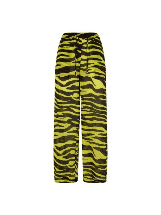 26SS 디 아티코 스트레이트 팬츠 260WCP00263CCC134PR 166 BLACK YELLOW