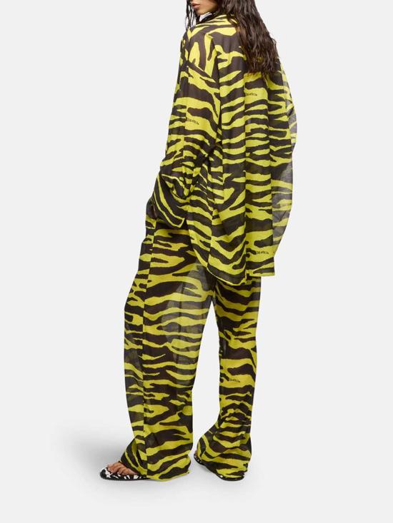 26SS 디 아티코 블라우스/셔츠 260WCH00015CCC134PR 166 BLACK YELLOW - THE ATTICO