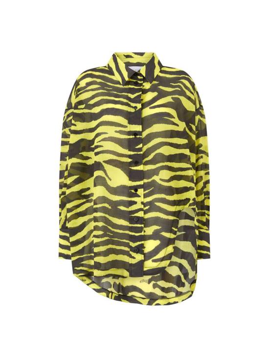 26SS 디 아티코 블라우스/셔츠 260WCH00015CCC134PR 166 BLACK YELLOW