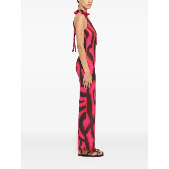 26SS 푸찌 원피스 6HJI20 6H740 034 BLACK PINK - PUCCI