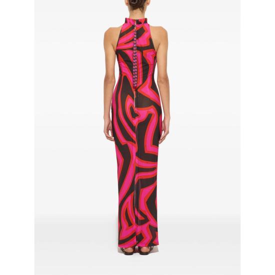 26SS 푸찌 원피스 6HJI20 6H740 034 BLACK PINK - PUCCI