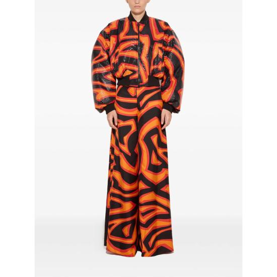 26SS 푸찌 봄버 자켓 6HYC50 6H745 033 ORANGE BLACK - PUCCI