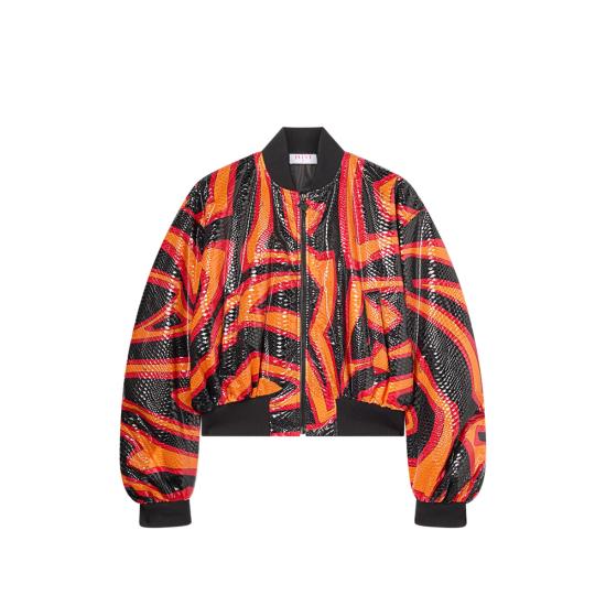 26SS 푸찌 봄버 자켓 6HYC50 6H745 033 ORANGE BLACK