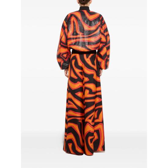 26SS 푸찌 봄버 자켓 6HYC50 6H745 033 ORANGE BLACK - PUCCI