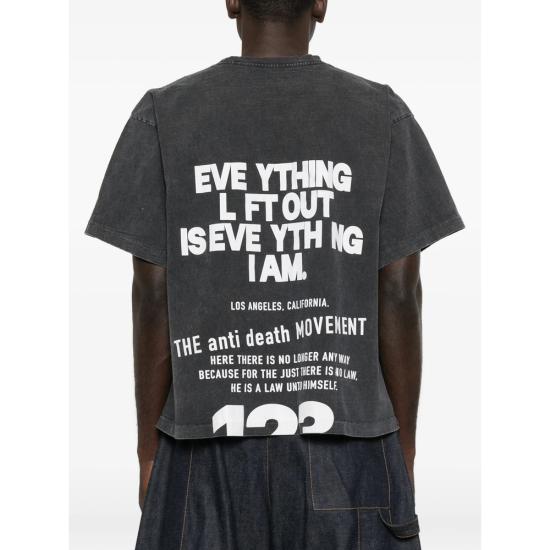 26SS 리빙톤 르아 레비스 123 탑 THEO SS08 MECH GREY - RIVINGTON ROI REBIS 123