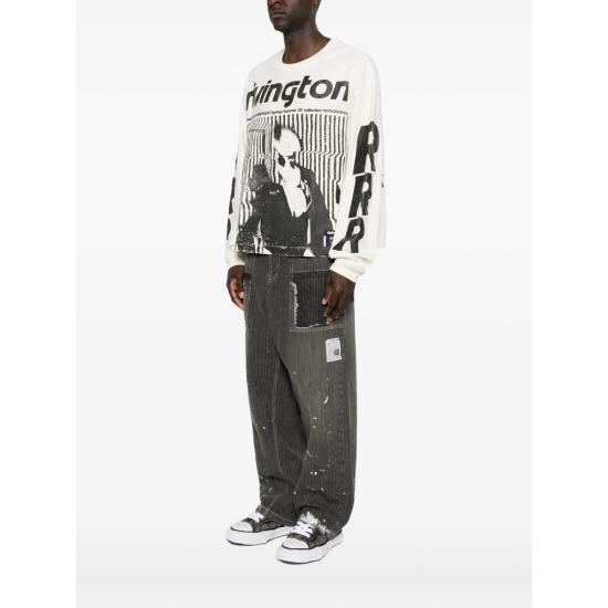 26SS 리빙톤 르아 레비스 123 탑 ISNS LS92 MXWH NEUTRALS BLACK - RIVINGTON ROI REBIS 123