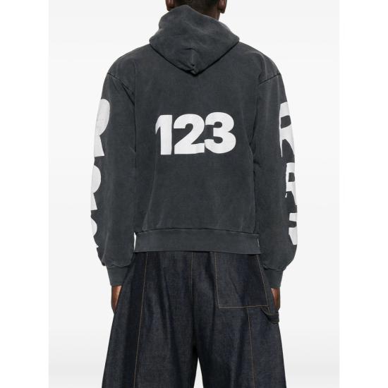 26SS 리빙톤 르아 레비스 123 니트웨어 APOC ZH04 MECH GREY WHITE - RIVINGTON ROI REBIS 123