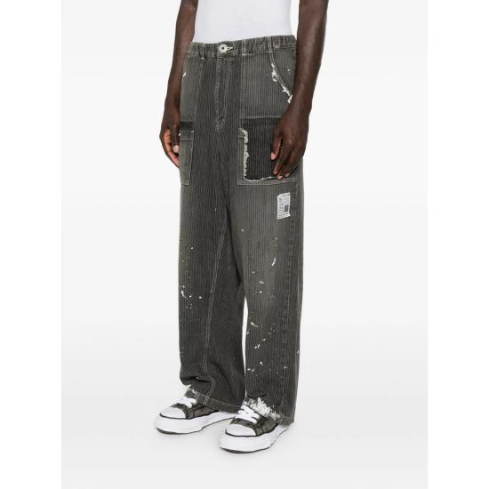 26SS 메종 미하라 야스히로 데님 팬츠 J16PT128 BLACK GREY - MAISON MIHARA YASUHIRO