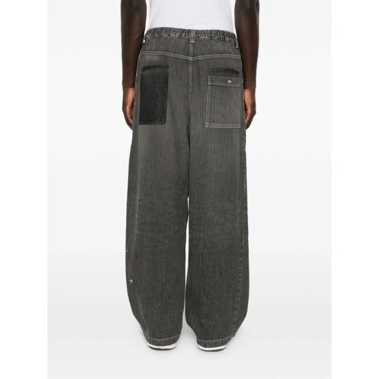 26SS 메종 미하라 야스히로 데님 팬츠 J16PT128 BLACK GREY - MAISON MIHARA YASUHIRO