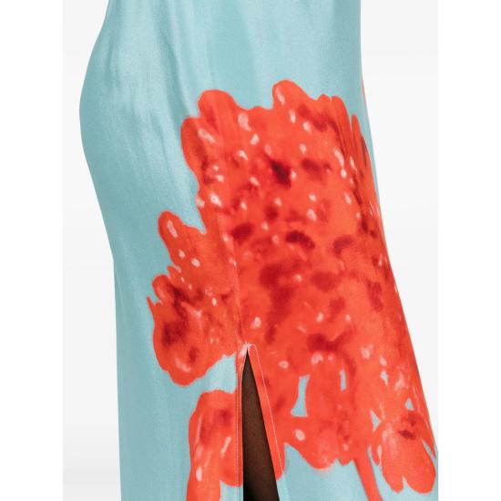 26SS 서 더 레이블 원피스 SIR126 1064 FLORE BLUE RED - SIR. THE LABEL
