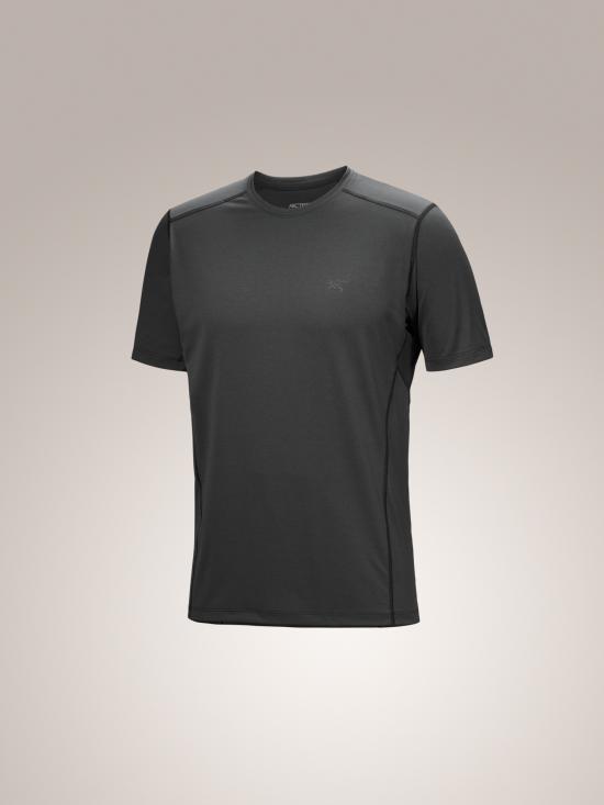 26SS 아크테릭스 반팔 티셔츠 ATQSM07173 BLACK HEATHER DOM