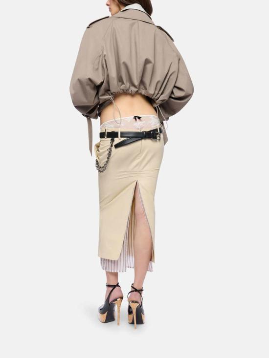 26SS 디 아티코 수트 자켓 260WCB00111PLC003AA 700 TAUPE GREY - THE ATTICO