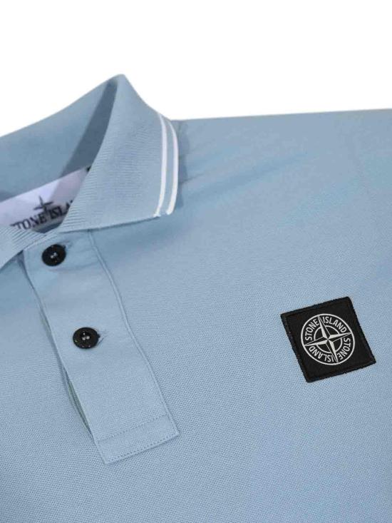 26SS 스톤 아일랜드 폴로 티셔츠 2200010S0018V004A Blue - STONE ISLAND