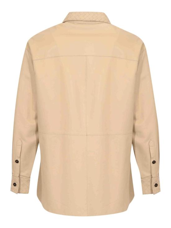 26SS 레더 오소리티 가죽 자켓 ESSAOUIRAWEAVED016 White - LEATHER AUTHORITY