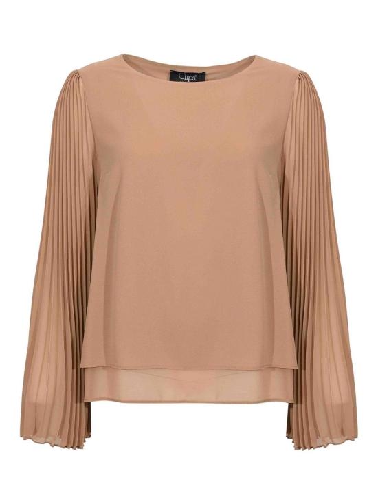 26SS 클립스 블라우스 E354954100031 Brown