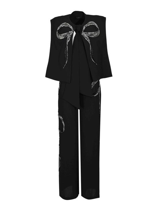 26SS TARIK EDIZ 수트 팬츠 BLACK Black