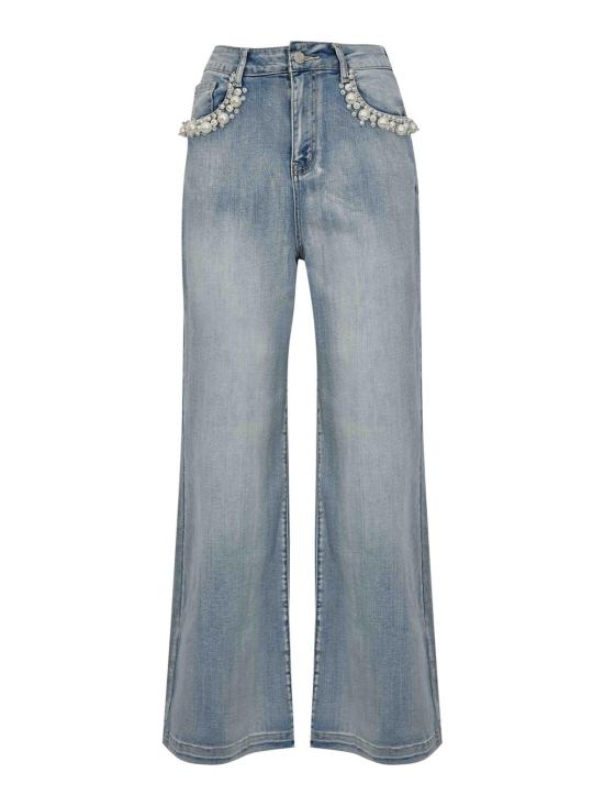 26SS 노 시크릿 플레어 팬츠 261NS201BLEACH Light Grey