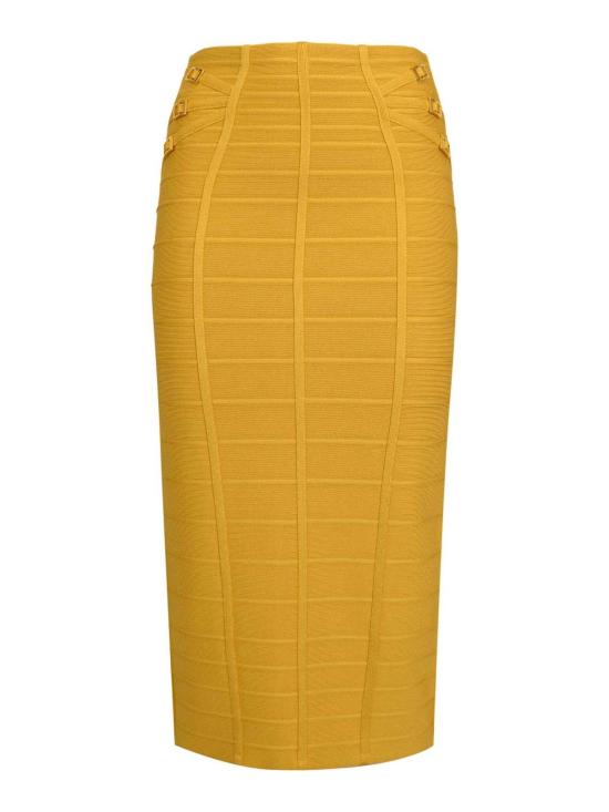 26SS 엘리자베타프랜치 미디 스커트 GK30D62E2EV4 Light Yellow