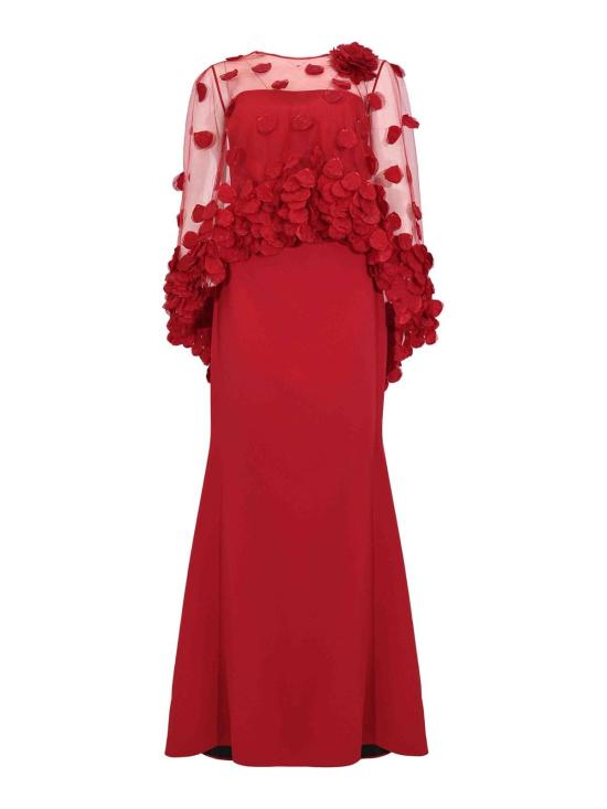 26SS TARIK EDIZ 원피스 99107DARKRED Dark Red
