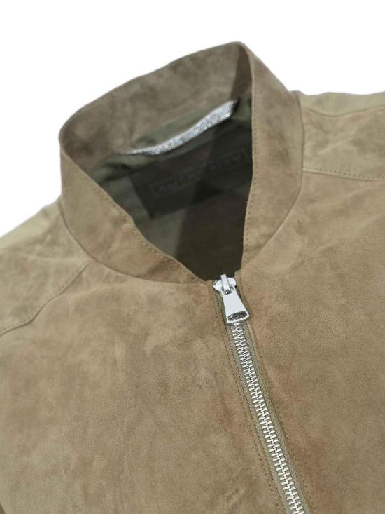 26SS 레더 오소리티 가죽 자켓 ELLAMIX037 Green - LEATHER AUTHORITY