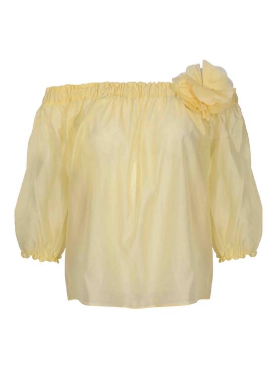 26SS 하니타 블라우스 HM31734582703CHANTILLY Yellow