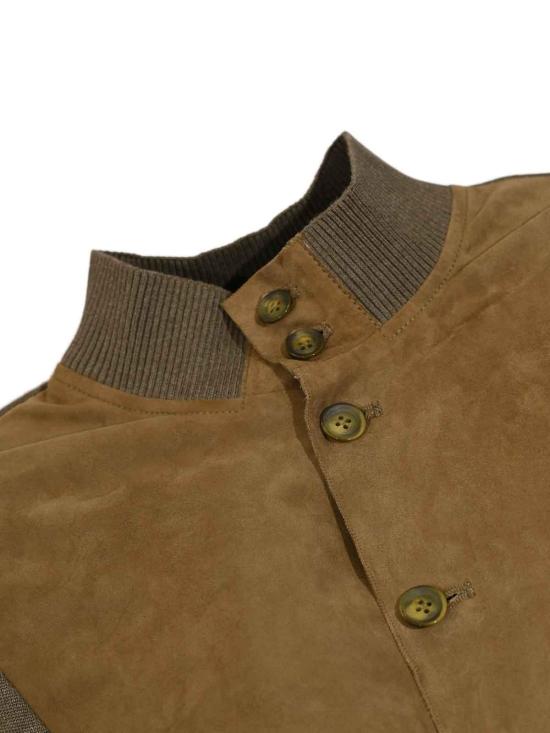 26SS 레더 오소리티 자켓 RIVERSIDEKNIT037 Green - LEATHER AUTHORITY