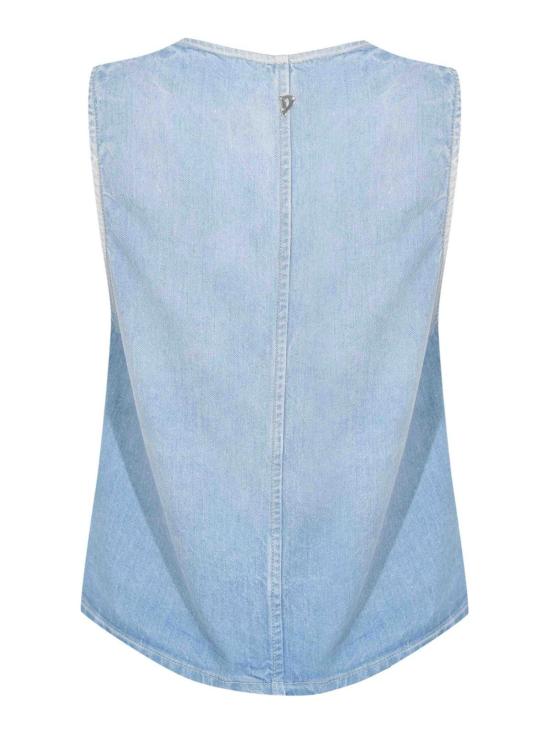 26SS 돈답 민소매 티셔츠 DC454DF0266DMC6800 Denim - DONDUP