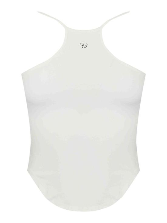 26SS 파트리지아페페 민소매 티셔츠 8M1817J013W146 White