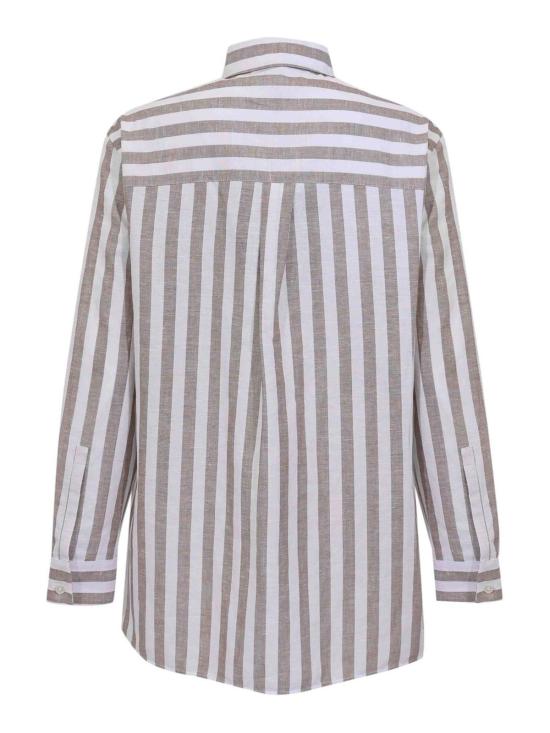 26SS MM6 메종마르지엘라 셔츠 26161110186E15 Brown - MM6 MAISON MARGIELA