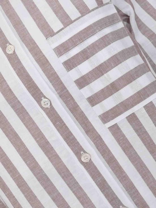 26SS MM6 메종마르지엘라 셔츠 26161110186E15 Brown - MM6 MAISON MARGIELA