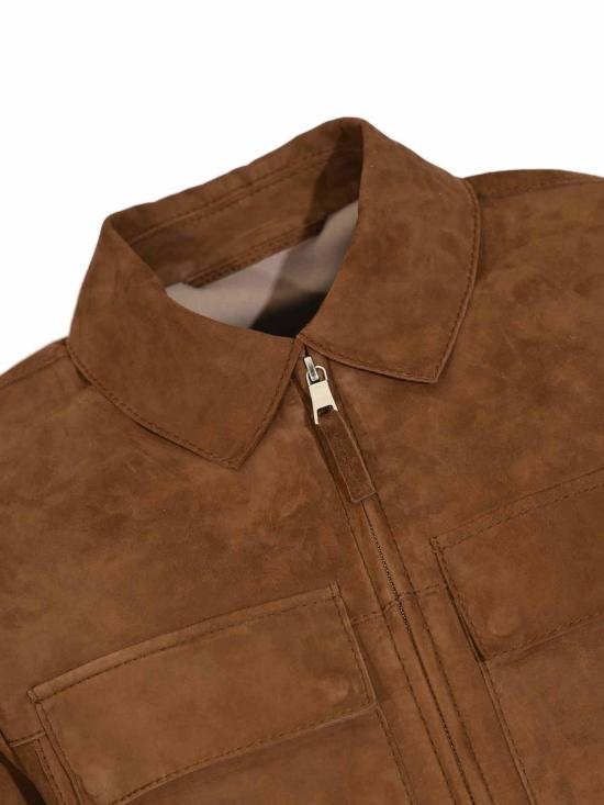 26SS 레더 오소리티 가죽 자켓 TARRAGON126 Orange - LEATHER AUTHORITY